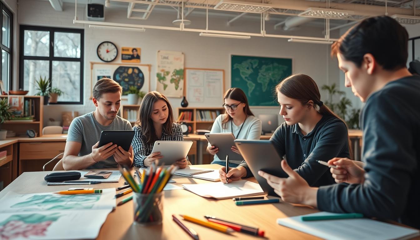 Organized study environment supporting productive learning