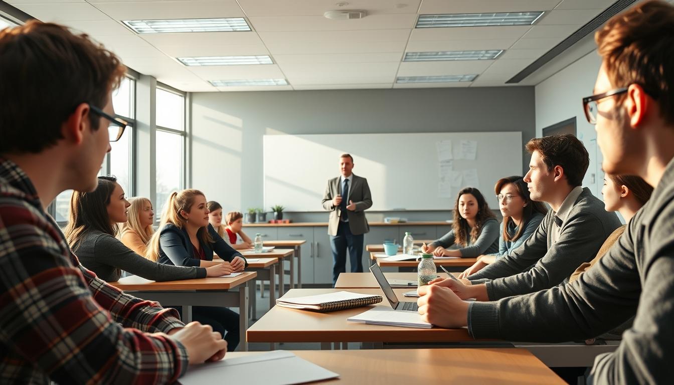 Structured study materials and learning resources on a desk