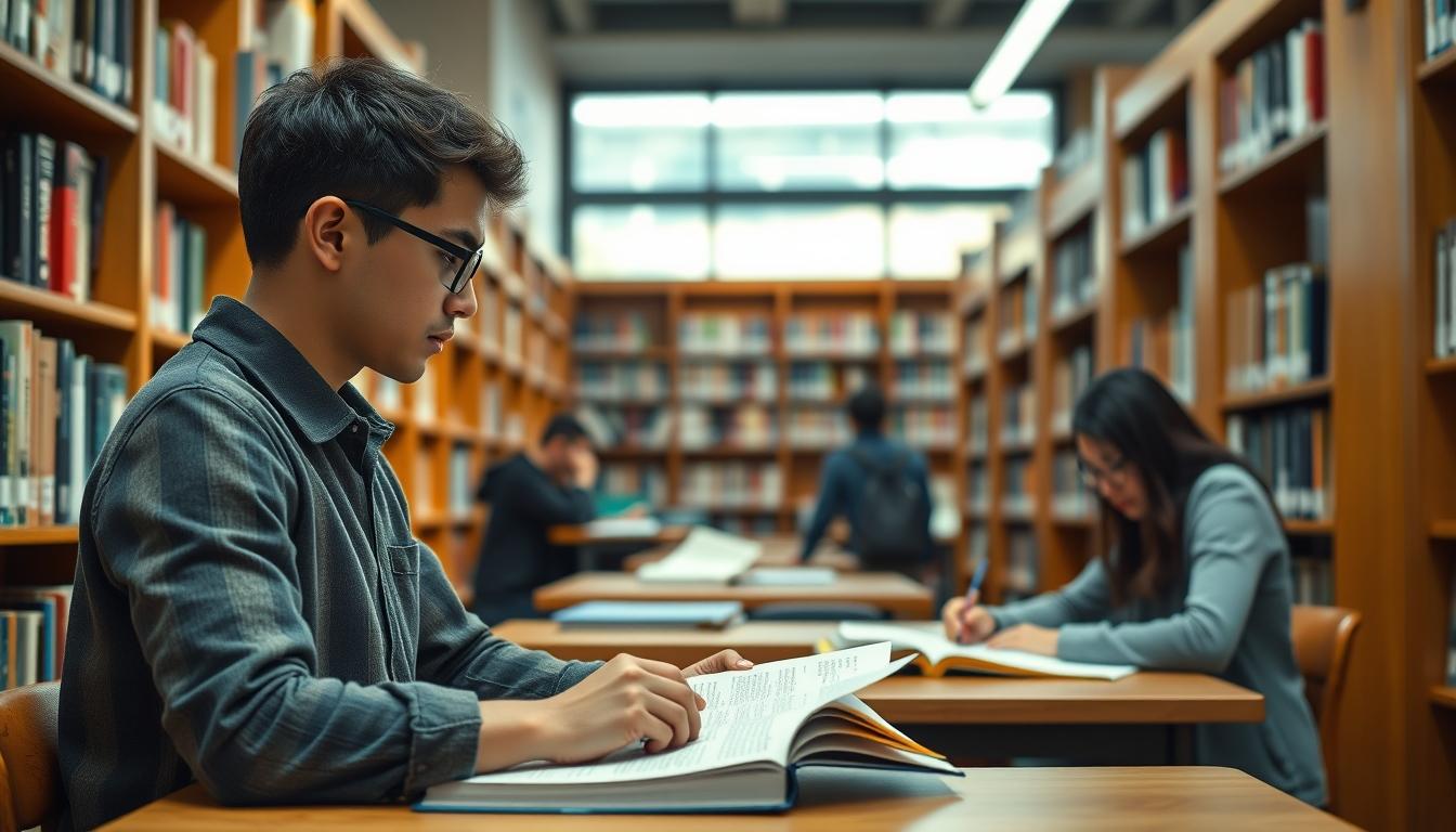 Structured study materials and learning resources on a desk